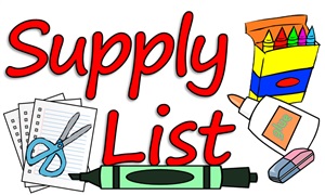  Suggested Supply List